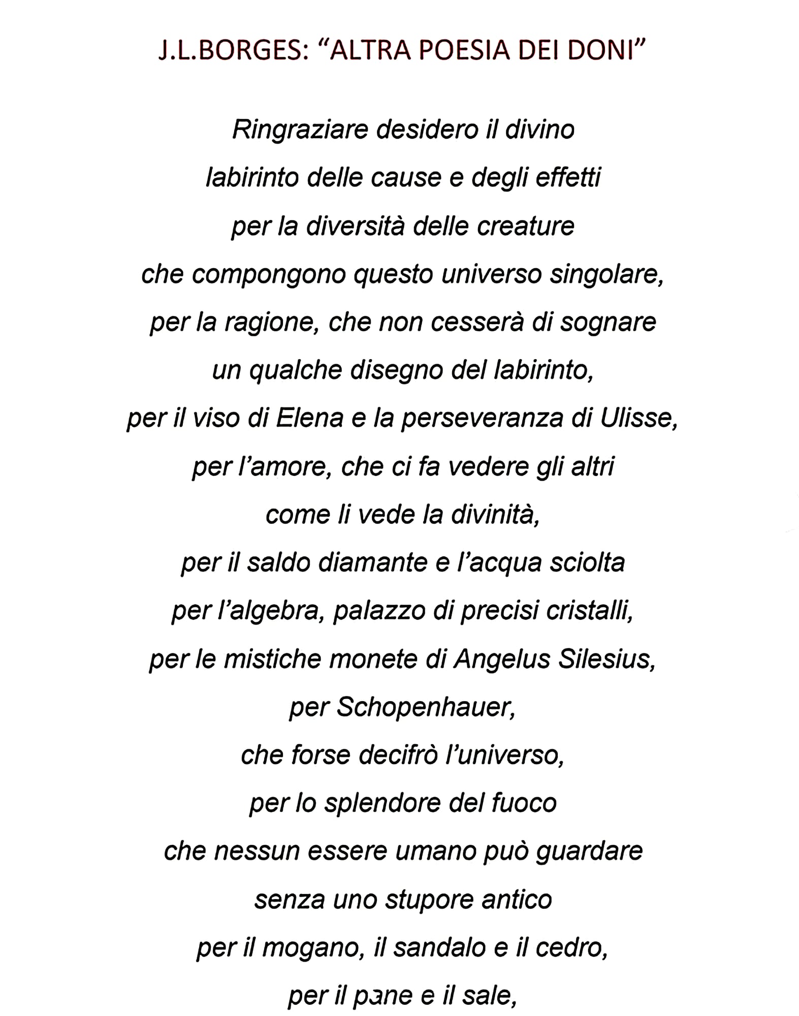 Immagine di copertina dello spunto "Altra poesia dei doni"